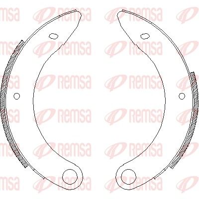 Brake Shoe REMSA 4200.00