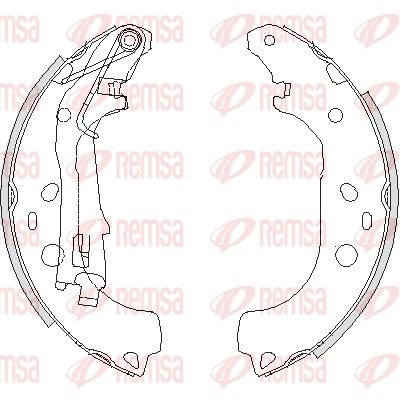 Brake Shoe REMSA 4206.00