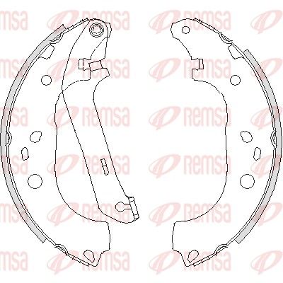 Brake Shoe REMSA 4206.01