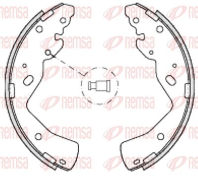 Brake Shoe REMSA 4232.00