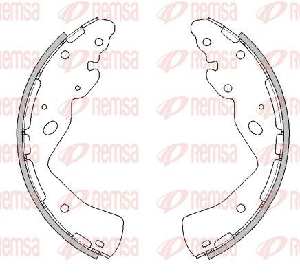 REMSA 4232.01 Brake Shoe
