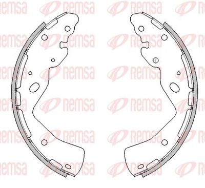Brake Shoe REMSA 4232.01