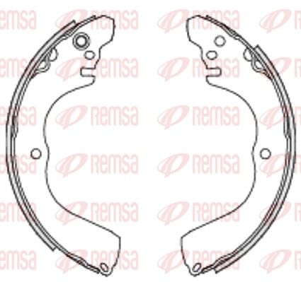 REMSA 4233.00 Brake Shoe