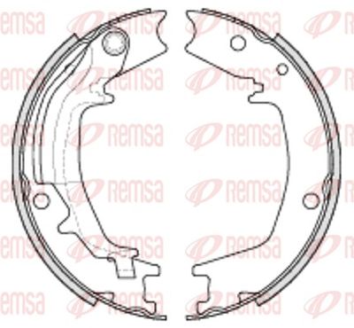 Brake Shoe, parking brake REMSA 4235.00