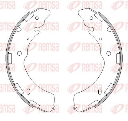 REMSA 4236.01 Brake Shoe