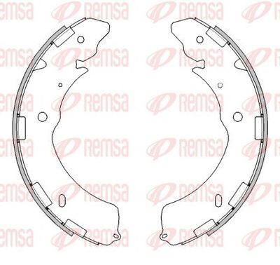 Brake Shoe REMSA 4236.01