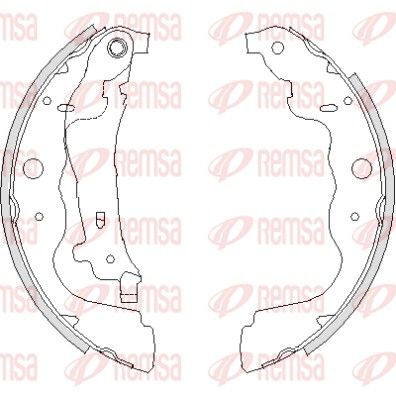 Brake Shoe REMSA 4237.00