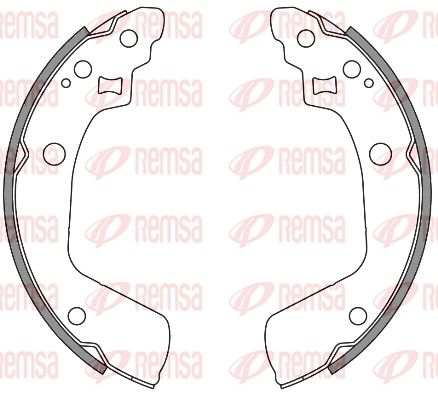 REMSA 4241.00 Brake Shoe