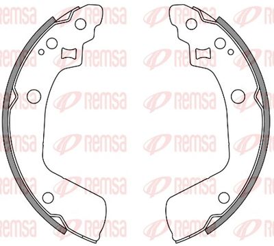 Brake Shoe REMSA 4241.00