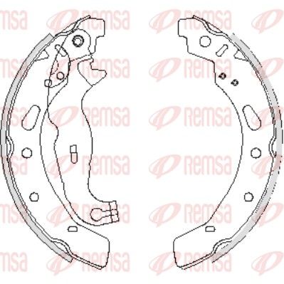 Brake Shoe REMSA 4242.00