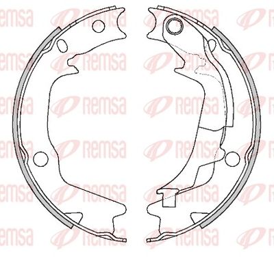 Brake Shoe, parking brake REMSA 4244.01