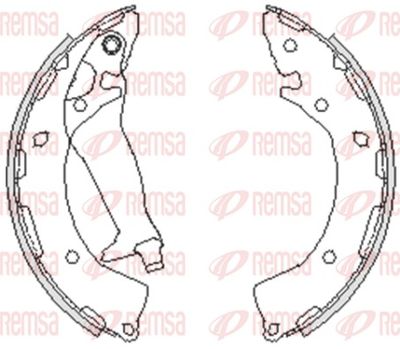 Brake Shoe REMSA 4248.00