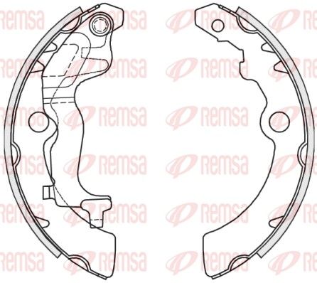 REMSA 4251.00 Brake Shoe