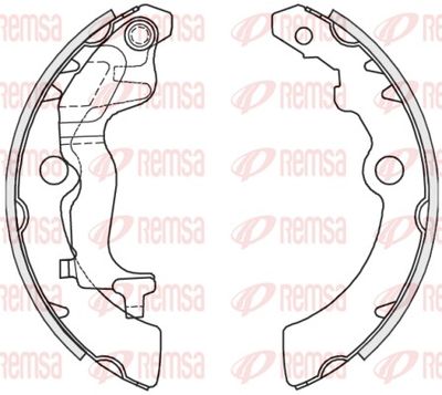 Brake Shoe REMSA 4251.00