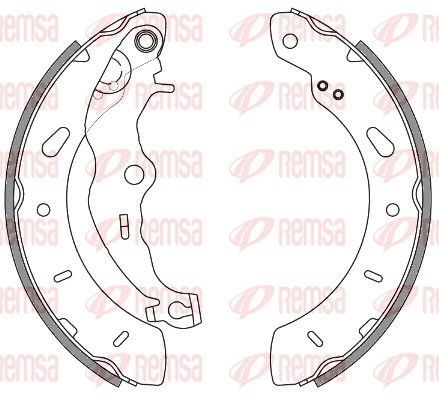 REMSA 4256.00 Brake Shoe