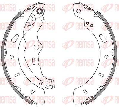 Brake Shoe REMSA 4256.00