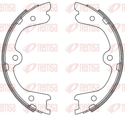 Brake Shoe, parking brake REMSA 4264.00
