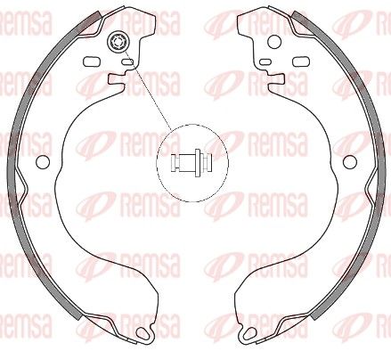 REMSA 4265.00 Brake Shoe