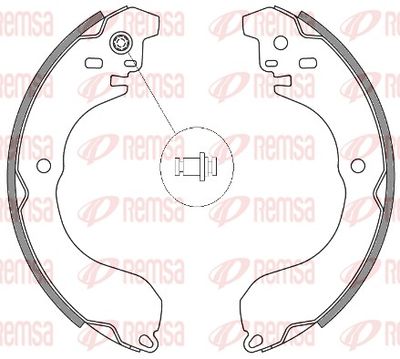 Brake Shoe REMSA 4265.00