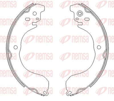 Brake Shoe REMSA 4265.01