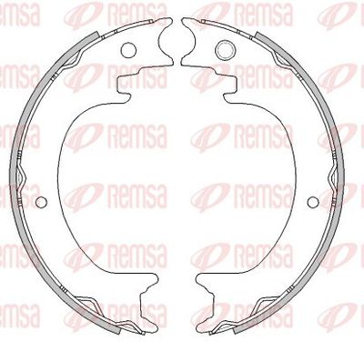 Brake Shoe, parking brake REMSA 4279.00