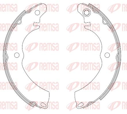 REMSA 4291.00 Brake Shoe