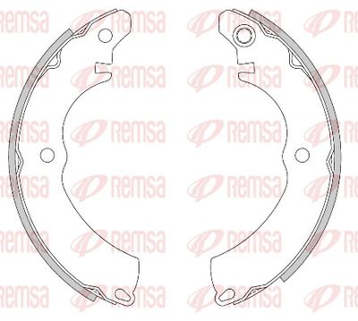 Brake Shoe REMSA 4291.00