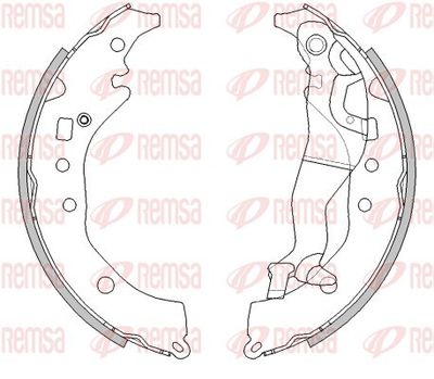 Brake Shoe REMSA 4292.01