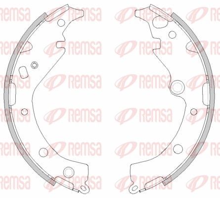 REMSA 4293.00 Brake Shoe