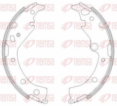 Brake Shoe REMSA 4293.00