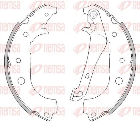 REMSA 4295.00 Brake Shoe