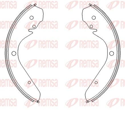REMSA 4299.00 Brake Shoe