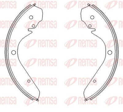Brake Shoe REMSA 4299.00
