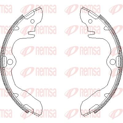 Brake Shoe REMSA 4339.00