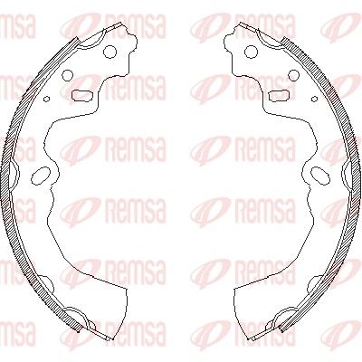 Brake Shoe REMSA 4362.00