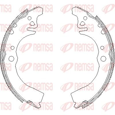 Brake Shoe REMSA 4389.00