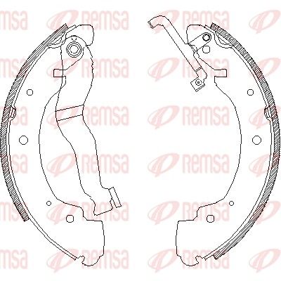 Brake Shoe REMSA 4402.00