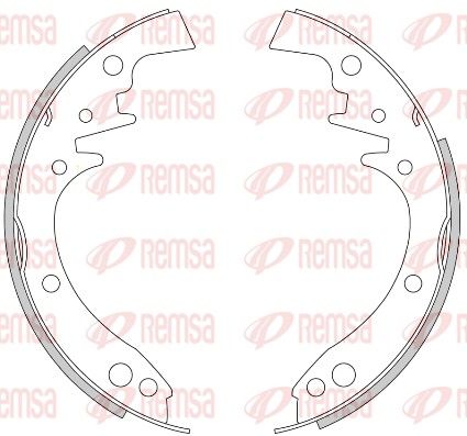 REMSA 4411.00 Brake Shoe