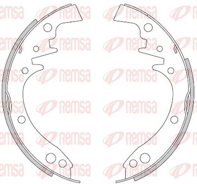 Brake Shoe REMSA 4411.00