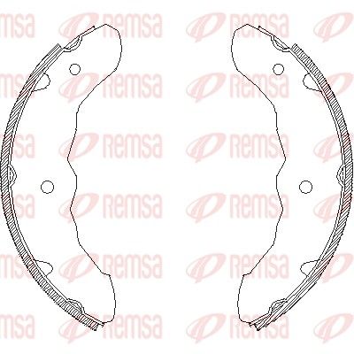 Brake Shoe REMSA 4426.00