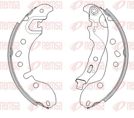 REMSA 4442.00 Brake Shoe