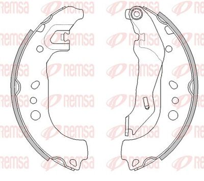 Brake Shoe REMSA 4445.00