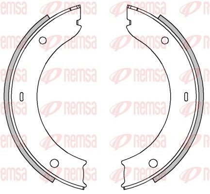 REMSA 4449.00 Brake Shoe, parking brake