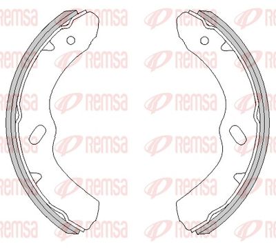 Brake Shoe REMSA 4454.00