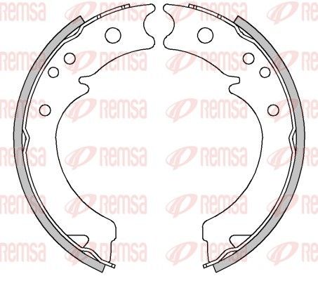 REMSA 4457.00 Brake Shoe, parking brake