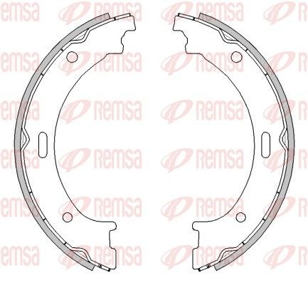 REMSA 4464.00 Brake Shoe, parking brake
