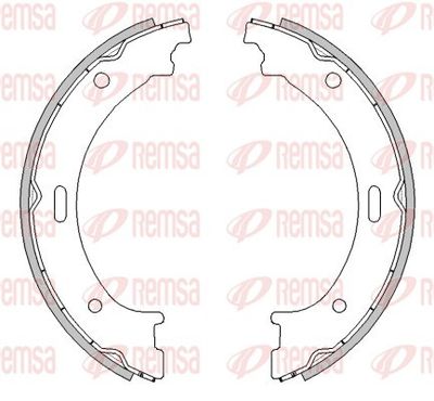 Brake Shoe, parking brake REMSA 4464.00