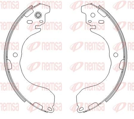 REMSA 4471.00 Brake Shoe