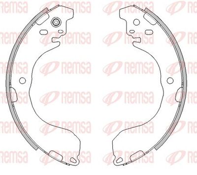 Brake Shoe REMSA 4471.00