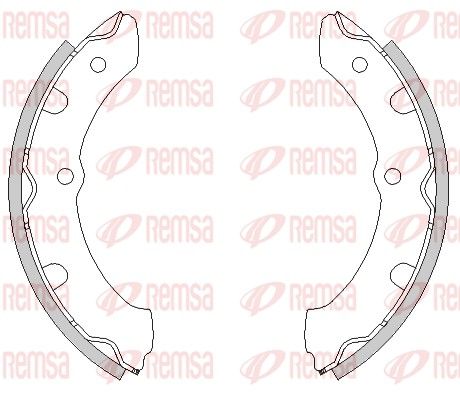 REMSA 4472.00 Brake Shoe